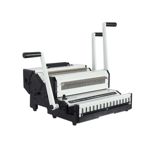 SW2500A Custom Multipurpose 2 in 1 Strip Comb Book Binder 25sheets Manual Wire Book <strong>Binding</strong> Machine for Office - Product Image 3
