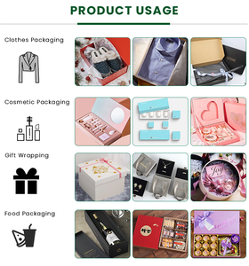 กล่องของขวัญ DIY โปร่งใสลายนูนเคลือบด้านกล่องช็อคโกแลตแบบสั่งทำได้กล่องรีไซเคิลวัสดุจาก YouTube - Product Image 4