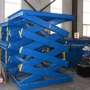 Nuevo elevador de carga hidráulico eléctrico, elevador de tijera fijo de carga grande para Taller de fábrica, almacén, carga minorista, descarga - Product Image 2