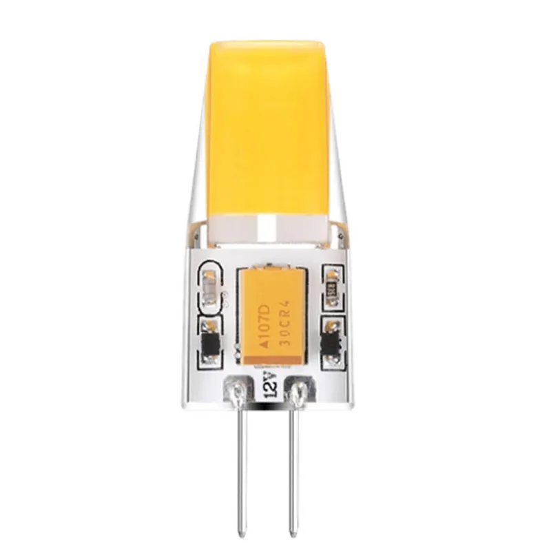 Ersetzen halogen AC/DC12V hohe helligkeit 3w g4 led lampe silikon GY 6.35 led-lampe 3W