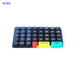 De goma de silicona numérico del teclado de membrana color botón interruptor de membrana - Product Image 6