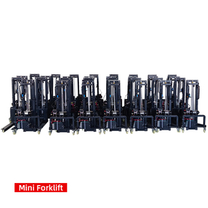 Camión portátil Contenedor de aviación Carga de carga Equipo de descarga Logística Mini carretilla elevadora Elevación de altura Diseño plegable