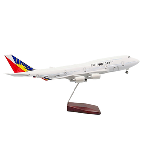 Dayanıklı Boeing 747-400 filipin havacılık modeli uçak özel Logo reçine Model uçak - Product Image 2