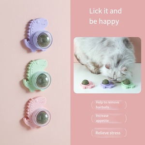 Gatos flotante masticar ejercicio Catnip vid anidación Natural Catnip giratorio interactivo gato menta mascota Catnip Ball - Product Image 3