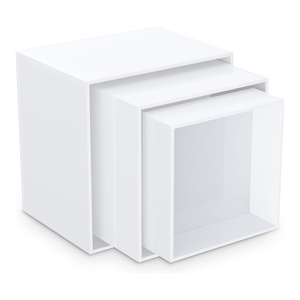 <strong>Custom</strong> 5 Sided <strong>Cube</strong> Stand 12x12x12inch Large Black Acrylic <strong>Cubes</strong> for Jewelry <strong>Display</strong>