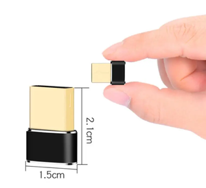C型母到USB2.0公适配器转换器连接器，用于电脑笔记本电脑USB转换器PD充电电缆适配器