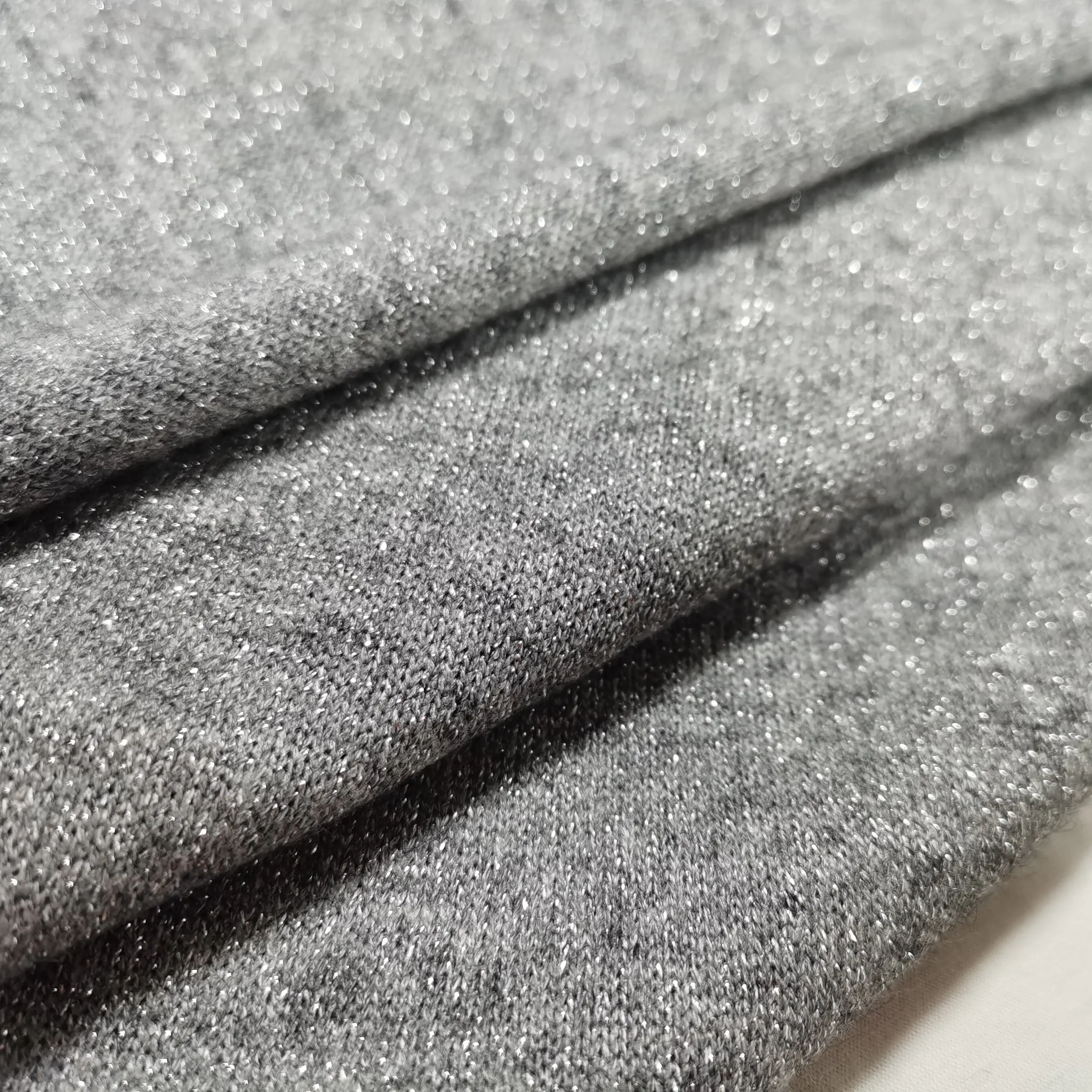 5G Cashmere Knitted Fabric Hacci Can Be Used For Women's Cashmere Suits And Pants The Fabric Is Very Comfortable And Casual