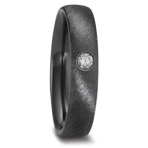 Alin nhà máy đồ trang sức tùy chỉnh rèn Titan đen Nhẫn đính hôn Nhẫn người đàn ông titan kim cương đám cưới ban nhạc - Product Image 2