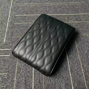 AM3 Car Arm Rest PU Leather Memory Foam Cushion Armrest Pad Center Console Organizer Hand Rest Pillow Armrest - Product Image 3