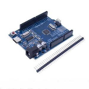 Una scheda di sviluppo R3 versione migliorata modulo microcontrollore ATmega328P, compatibile con lo sviluppo di Arduino