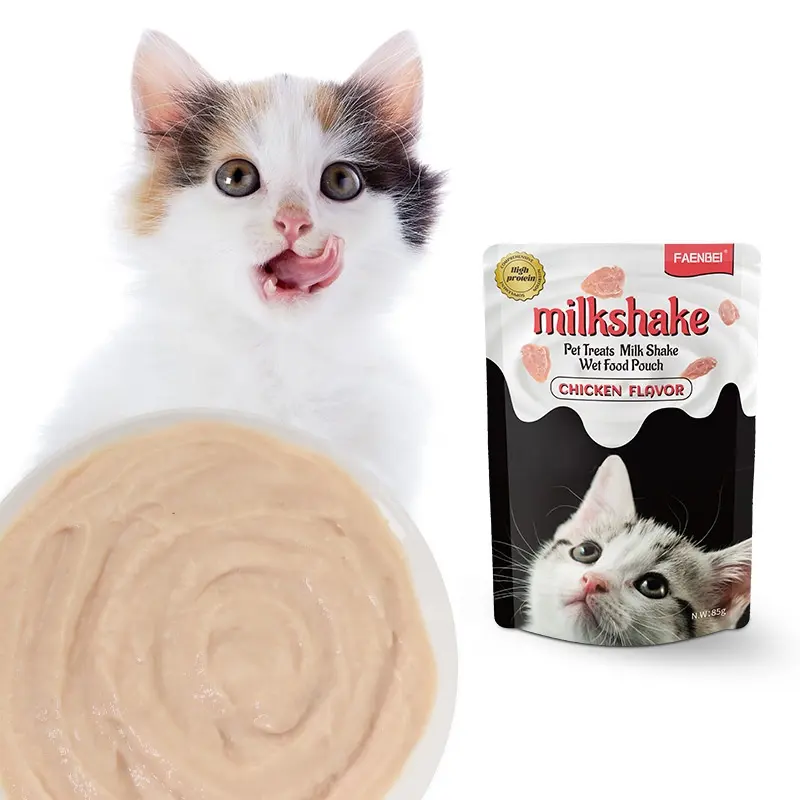 Pet gadget cibo bagnato pet Pet pack Milkshake borsa cibo umido all'ingrosso per gatti in gravidanza