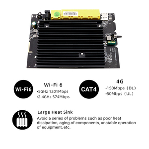 Enrutador WiFi 6 y 4G LTE de doble banda de alto rendimiento con firewall y módulo de cifrado VPN WEP - Product Image 4