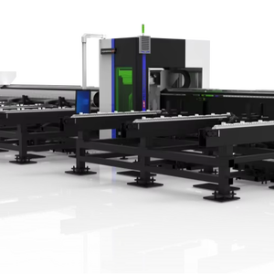 12kw 4チャックレーザーパイプ切断機自動装填・荷降ろしシステム45度ベベルゼロテール材料切断 - Product Image 1