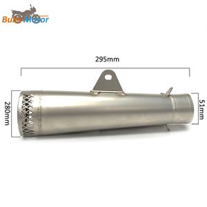 <span class=keywords><strong>SC</strong></span> Bộ giảm thanh giảm thanh dự án Moto Bộ giảm thanh xả xe máy thông dụng Bộ giảm thanh thoát khí bằng thép không gỉ - Product Image 6