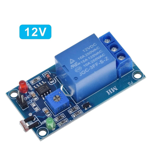 5V 12V光フォトスイッチセンサースイッチLDR光抵抗リレーモジュール光検出感光センサーボード - Product Image 2