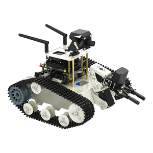 Coche RC educativo Transbot SE con brazo robótico 3 DOF y Cámara 2 DOF basada en ROS para Jetson NANO Raspberry Pi 5