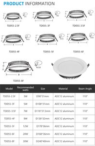 <span class=keywords><strong>Led</strong></span>ダウンライトIp44Smd 48インチ調光可能フィクスチャ商用CCT9w 12w 20w 30w40wスマートSMD埋め込み式<span class=keywords><strong>Led</strong></span>ダウンライトハウジング - Product Image 4