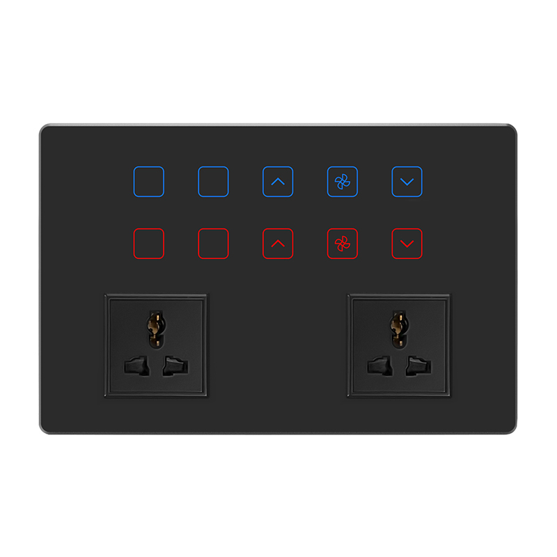 12M 4gang Light/2gang Fan/2 Socket switch
