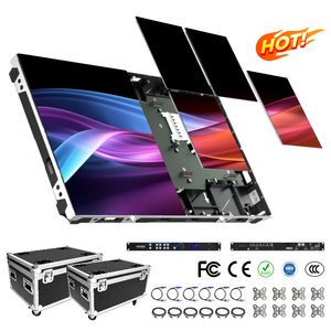 10ft fabrika 10ft X 12ft LED ekran kapalı DJ LED duvar P0.9/P1.2/P1.5/P1.8 /P2.5/P3/P4 LED Video duvar ekranı - Product Image 1