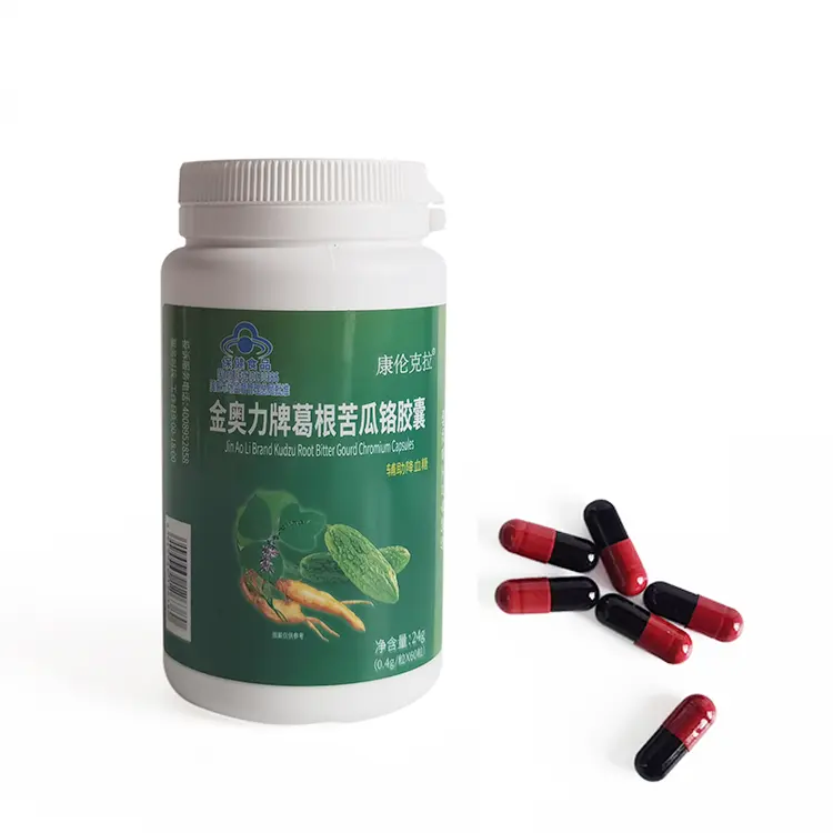 Wholesale food supplement health kudzu root balsam pear and chromium capsule