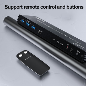 Dual DP/<strong>HDMI</strong> 8K 60Hz KVM <strong>Switch</strong> 2x2 <strong>2</strong>-in-<strong>2</strong>-out USB 3.0 Audio &amp; Video Accessory for Computer Monitor Keyboard Mouse - Product Image 5