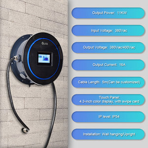 Çin maksimum güç fabrika doğrudan satış AC Ocpp Gbt Ccs Type2 7Kw 22Kw Wallbox şarj istasyonu şarj kazık elektrikli araç şarj cihazı - Product Image 4