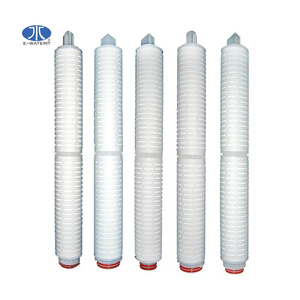 2.5*20英寸聚丙烯褶皱筒式过滤器，带DOE和Fin222连接0.22um - Product Image 1