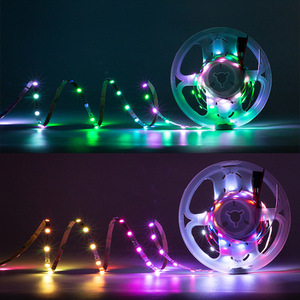 <strong>S</strong> Shape <strong>Addressable</strong> Ws2815 Full Colour Led Magic Strip 12V 60leds/m WS2815 84leds Digital Led Strip Smart Led Strip - Product Image 3