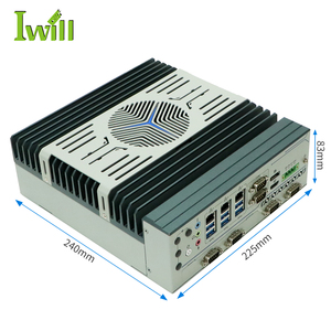 PC industriale a consegna rapida i5-10500T i7-10700T computer integrato industriale Eight core 3 Ethernets per l'automazione - Product Image 4