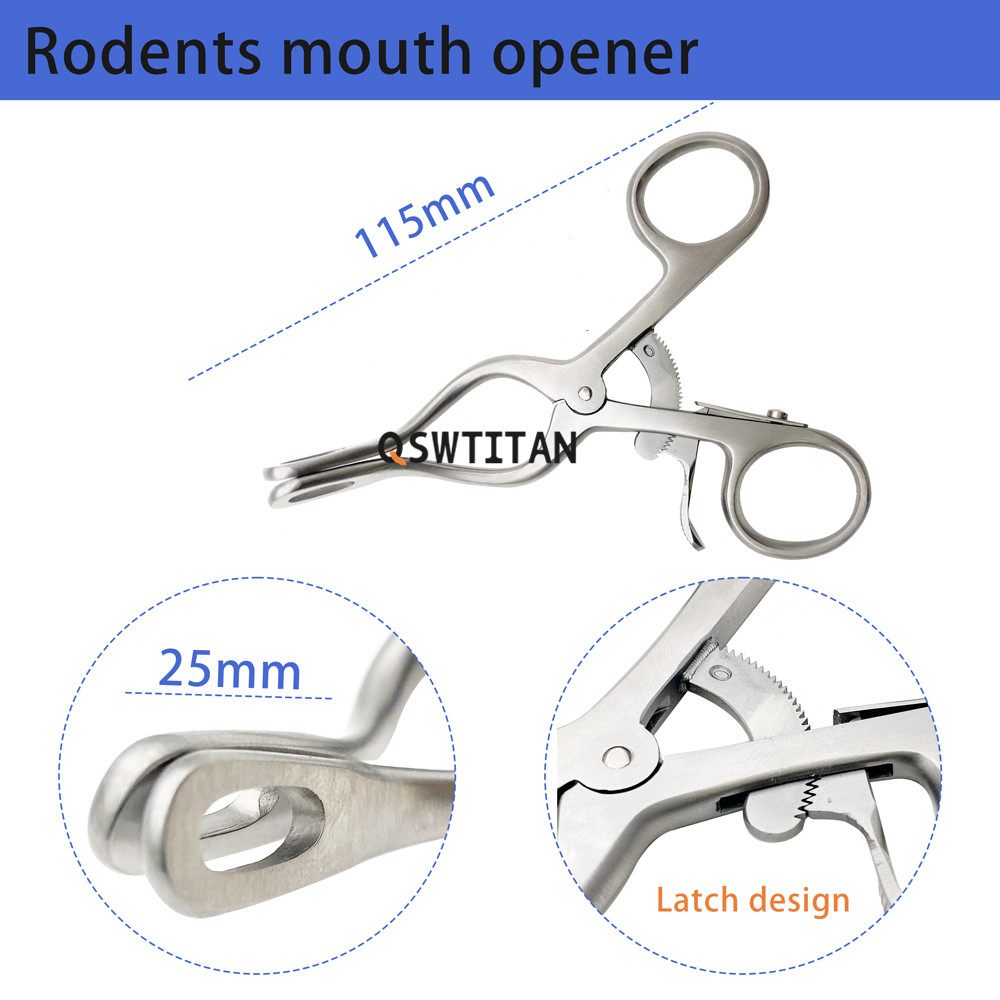 Ouvre-bouche pour rongeurs 115 mm