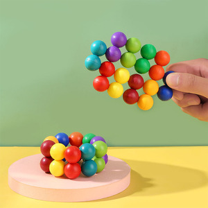 Color Twister <span class=keywords><strong>Cube</strong></span> <span class=keywords><strong>Puzzle</strong></span> Kostenlose Rotation & variables S-Ballspiel zeug für Kinder Lernspiel zeug Intelligenz entwicklung Stress abbau