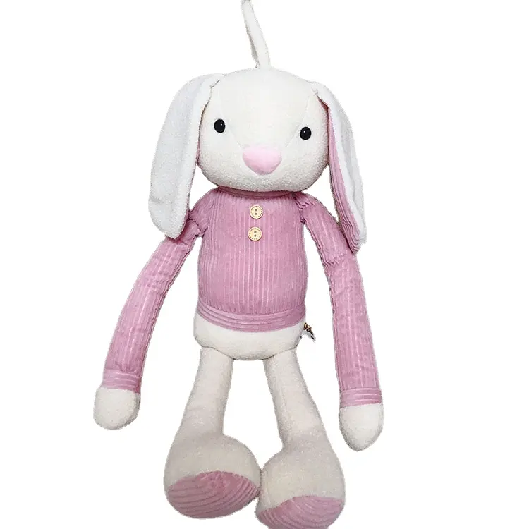 Conejo de peluche de Pascua, conejo de peluche de Color de orejas largas, conejo suave de juguete, gran oferta