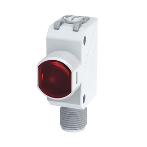 Filettatura a luce rossa a riflessione polarizzata e sensore fotoelettrico di forma quadrata per il rilevamento di oggetti luminosi Hilight - Product Image 1