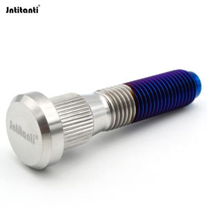Yüksek performans 10.9 sınıf titanyum alaşım Ti-6Al-4V mavi yanmış İpucu Gr.5 araba tekerlek Hub damızlık otomobil araç durumu için yeni - Product Image 6