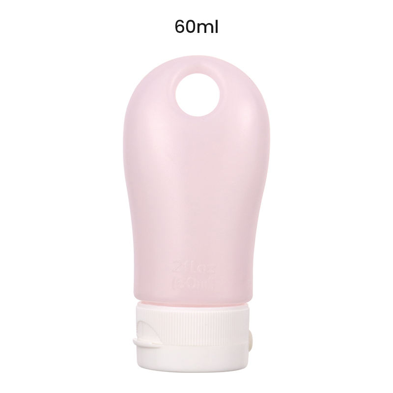 ขวดรีฟิลซิลิโคนสีชมพูขนาด 60 มล