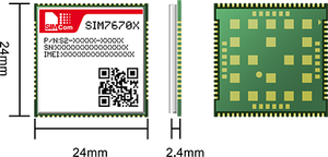 Modulo SIMCOM SIM7600CE LTE Cat 4 che utilizza per terminali di comunicazione montati sul veicolo - Product Image 4