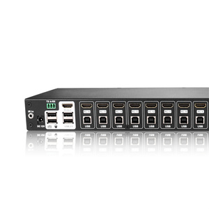 用于工程项目EDID 4k30hz HDMI KVM交换机的16端口USB2.0集线器16in 1out提取器热插拔