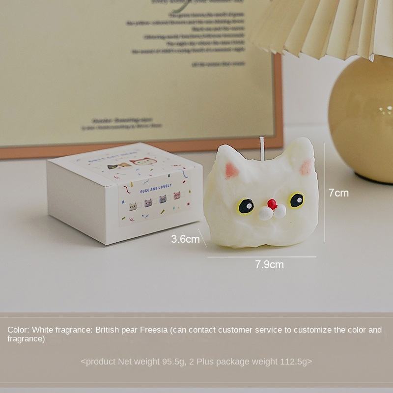 Big eye cat Blanc (Parfum: Poire anglaise freesia)