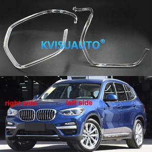 CQL車のLEDヘッドライトDRL開口ガイドデイタイムランニングライトチューブLEDライトバーBMW X3 X4 G02 G08 2018-2021用ホワイトライト - Product Image 2