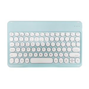 HT tragbares Tablet wiederaufladbar bt kabellose RGB-unterleuchtete Tastatur blaue mini-farbene Tastatur für Tablet - Product Image 3
