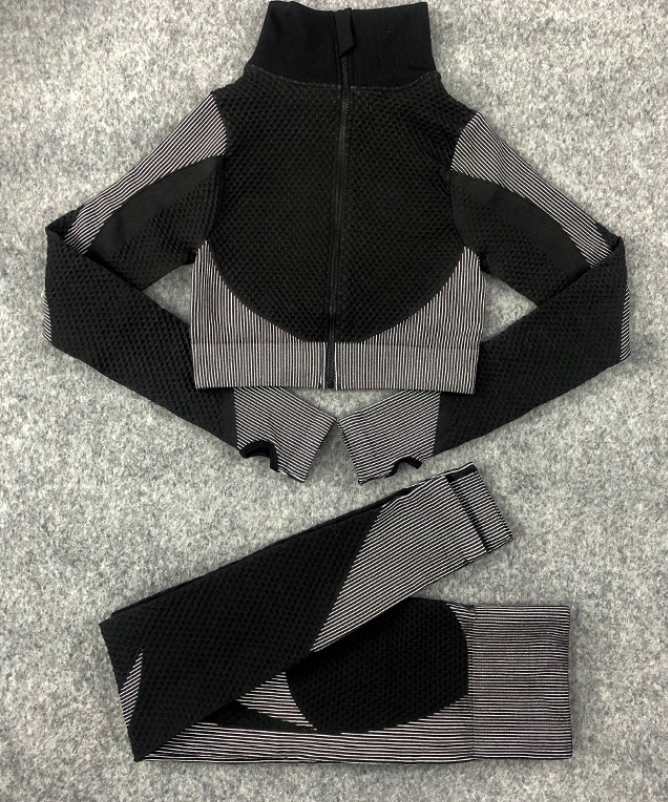 dark grey jacket leggings 2pcs