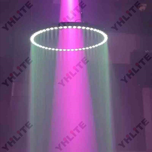 แสงไฟบาร์บาร์ผับ LED วงกลมสีเต็มรูปแบบย้อนยุคไฟสำหรับ DJ ดิสโก้ผับไฟ LED เมทริกซ์แสงไฟ DMX512ควบคุมแสงบาร์ - Product Image 1