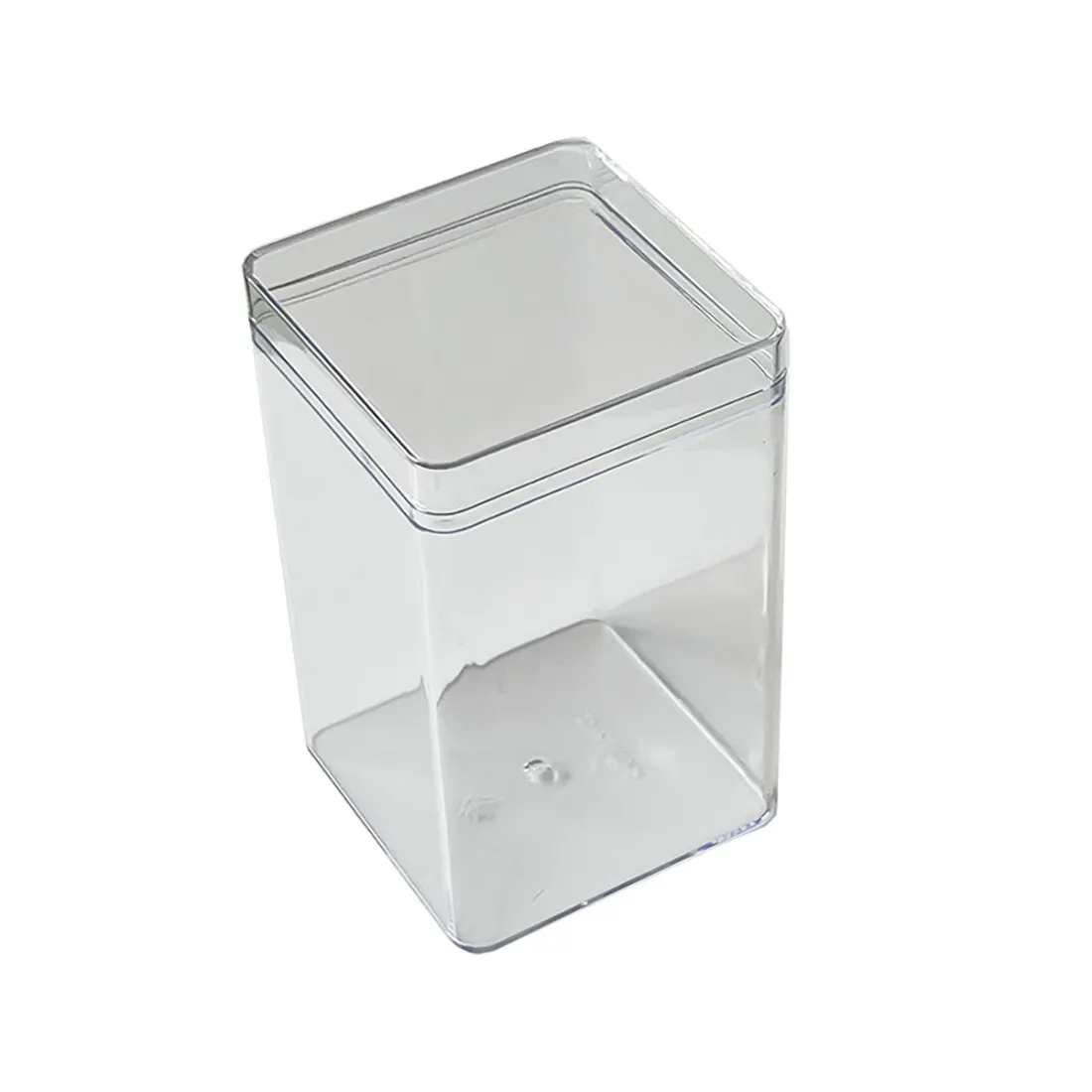 Boa qualidade 003 grandes caixas acrílicas para presentes Cubo Food Packing Caixa plástica Clear Plastic Cookie Jar