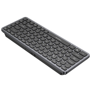 Teclado retroiluminado RGB inalámbrico BG16 2,4G, teclado de oficina silencioso de 84 teclas para Bluetooth 5,0 para portátil, operación óptica USB - Product Image 1