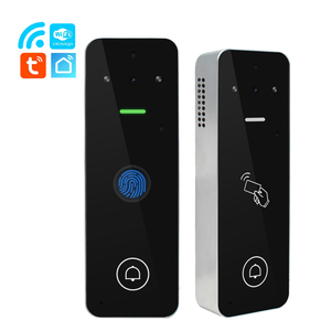 Il più nuovo citofono vocale Full duplex con campanello intelligente, controllo accessi videocitofono WiFi Tuya con Scanner di impronte digitali - Product Image 2