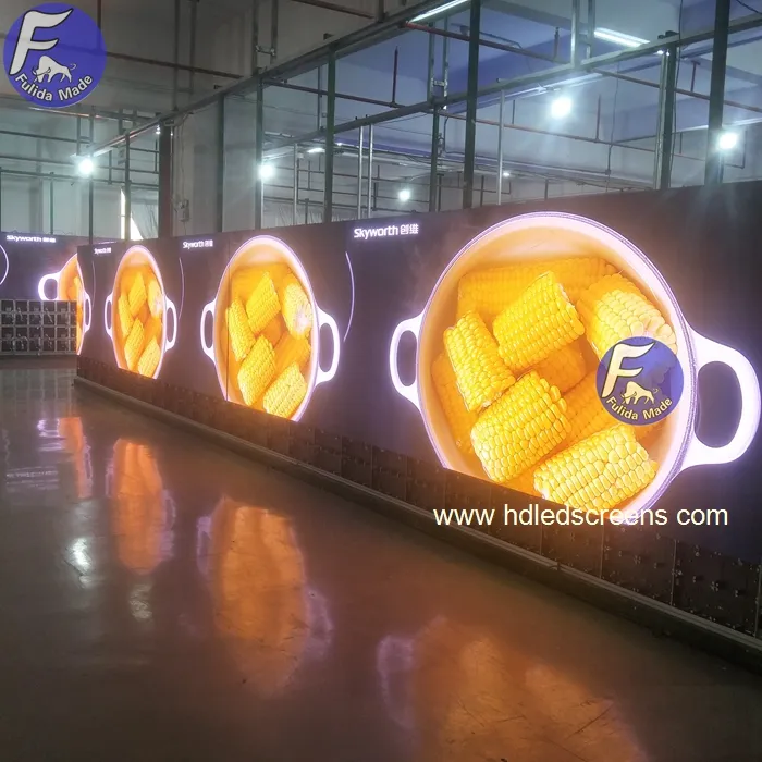 indoor curved video display Led Video Wall P2.5 ads led screen led board