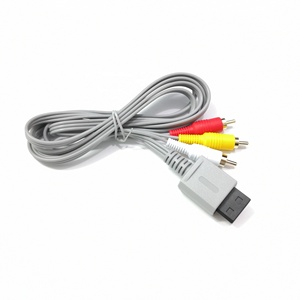 1.8 מ 'אודיו וידאו i2 כבל 3rca מחבר מלאי מוצר עבור קונסולת נינטנדו <span class=keywords><strong>Wii</strong></span> קונסולת עבור איכות וידאו חדה
