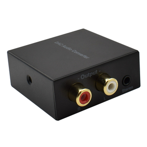 Convertidor de audio digital a analógico DAC Convertidor digital óptico a analógico L/R RCA Toslink Óptico A Adaptador Jack de 3,5mm - Product Image 2