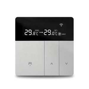 图雅交流智能恒温器，带WiFi射频ABS材料风机盘管燃气锅炉暖通空调热控制Zigbee 3.0水温控制器 - Product Image 1