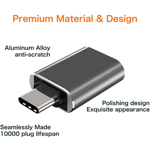 Adaptador <span class=keywords><strong>usb</strong></span> c, adaptador tipo c macho, conector otg para celular, mouse, teclado, conector para huawei